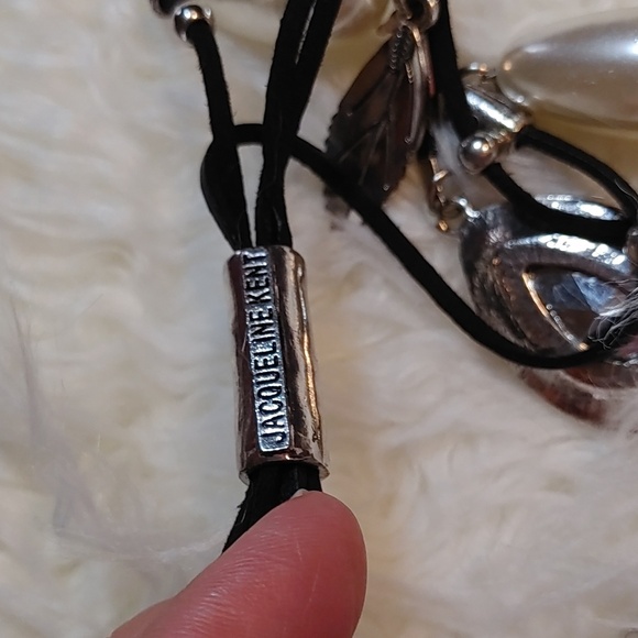 JACQUELINE KENT Leather Cord Stayememt Necklace - Picture 4 of 12
